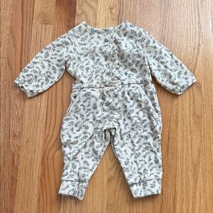 Colored Organics Floral Baby Jumpsuit
